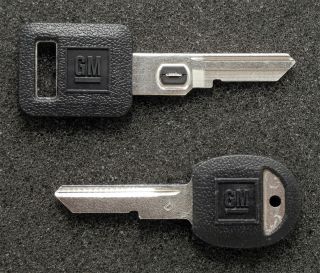 GM Buick Cadillac Chevrolet Pontiac OEM Vats Key Secondary D Key Blank
