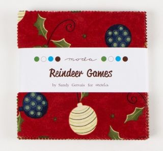 Reindeer Games Sandy Gervais 42 Piece Charm Pack