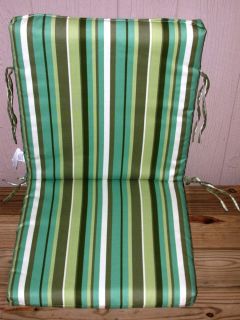 Outdoor Patio Chair Cushions Sea Grass Green 21 5 x 44 5 x 2 5 New