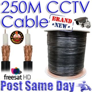 15M Metre RCA Power Video and Audio CCTV Cable Wires 3 in1 Extension