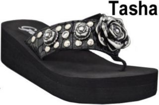 New Grazie Tasha Rose Rhinestone Flip Flops Just Released 6 8 9 8 5 11