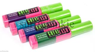 Maybelline Great Lash Colored Color Mascara Limited Ed Teal Purple