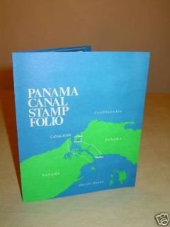 Panama Canal Stamp Folio