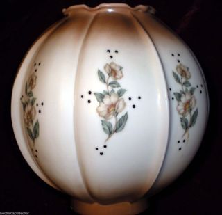 Sale Antique Milk Glass Gone with The Wind Parlour Lamp Shade
