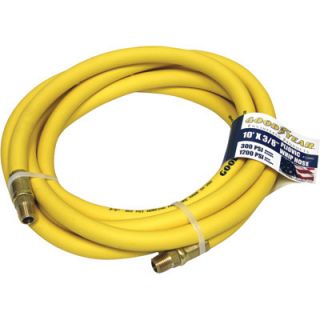 Goodyear Rubber Air Hose 3 8in x 10ft 250 PSI 46512