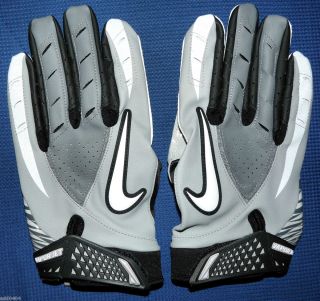 Nike Vapor Jet Football Magnigrip CL Gloves Grey White Black Mens