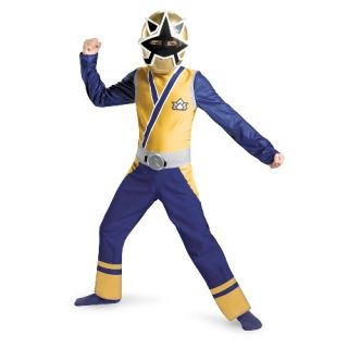 Power Rangers Gold Ranger Samurai Classic Child Costume Size 7 8