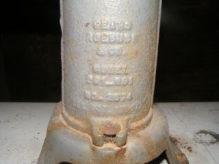 Small Grey Cast Iron Antique Water Hand Pump  Roebuck Co Model
