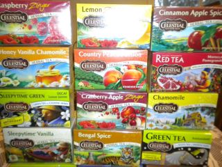 Celestial Tea 16 Flavors to Choose From