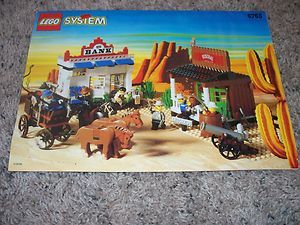 Instructions Only Lego Wild West Golden City Junction Western 6765