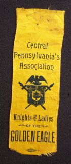 Knights of The Golden Eagle Central Pennsylvania PA
