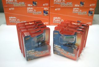 Gillette Fusion Proglide Power Razor 32ea 4 Packs of 8 100 Genuine