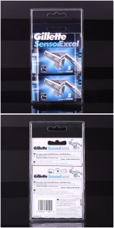 10pc Authenctic Gillette Sensor Excel Razor Shaving Twin Blades Shave