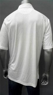 Greg Norman Golf Play Dry Mens L Cotton Short Sleeve Polo Shirt White