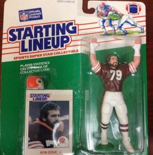Vintage 1988 Bob Golic Cleveland Browns Football NFL Starting Lineup