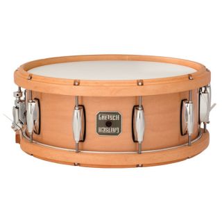 Gretsch 5 5 x 14 Contoured Wood Hoop Maple Snare Drum