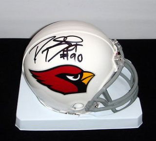 Darnell Dockett signed Arizona Cardinals Riddell Mini Helmet COA