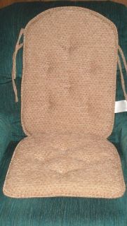 Rocking Chair Cushions Gripper Pad Set Natural Tan or Green