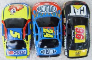  Tyco Lifelike NASCAR Racing Slot Cars 24 Gordon 5 Labonte 96