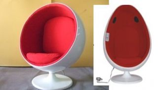   chair in Pod Ball Egg Chair style with speakers stand can be hanging