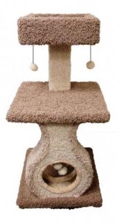 New 39 cat tree post furniture condo house, scratcher bed play toy