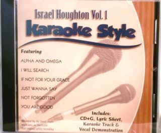  Houghton Volume 1 New Christian Gospel Karaoke CD G 6 Songs