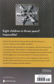  Parenting & Family Hardcover Multiple Blessings   Jon & Kate Gosselin