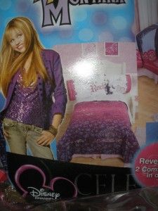 Disney Hannah Montana Reversible Purple Lavender Full Bed Embellished