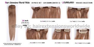 20 Clip in Hair Extensions 100 Human All Colours Dont Buy Cheap Ratio