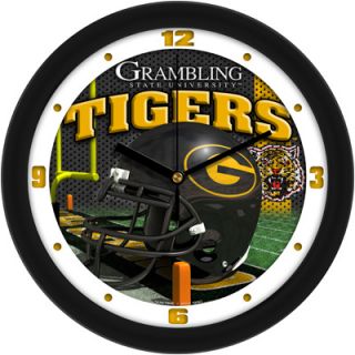 Grambling State Logo Helmet Wall Clock