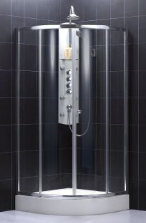  7031316 01 Sector 31 x 31 x 73 Clear Glass Shower Enclosure