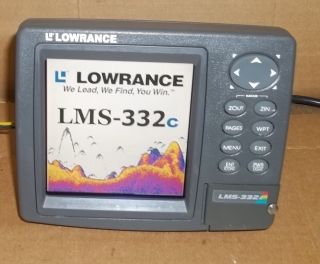 Lowrance LMS 332C Fishfinder GPS Receiver