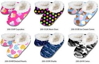 SNOOZIES Kids Foot Coverings 12 NEW Patterns warm booties fuzzy