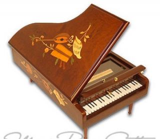 REUGE Grand Inlay Piano Jewelry Music Box 3 72 Movement Phantom of the