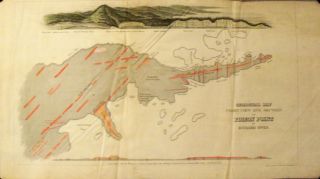 Scarce Pigeon Point Minnesota 1852 Map Grand Portage
