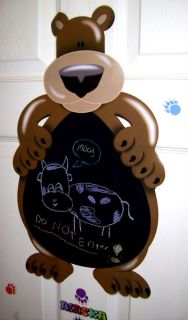 alaska chalkboard bear and stickers great for kids door time