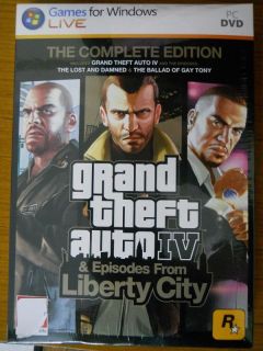 Grand Theft Auto IV 4 GTA IV 4 Complete Edition PC Game New Original