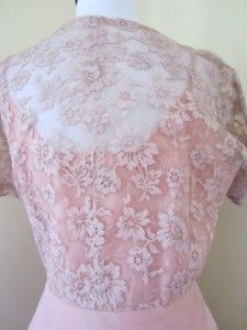 Stunning dusty rose dress by from the 1940s or 50s by Glen Joan.