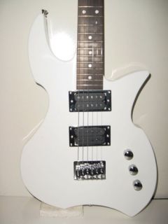 New 39 White Glen Burton Prowler Electric Guitar with Case