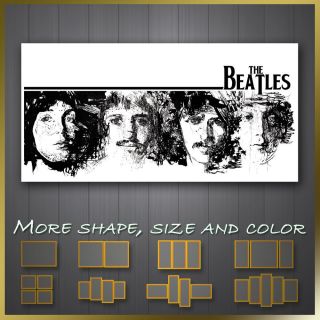 the beatles abstract painting music canvas wall art deco more options