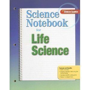 Glencoe Science Notebook for Life Science Grade 7 Unused Workbook 2005