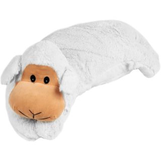 Happy camper Kids Lamb Pet Pillow Sleeping Bag Combo Plush Stuffed
