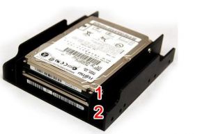  mounting kit converts a 3 5 drive bay into 2 x 2 5 drive bays for 2 5