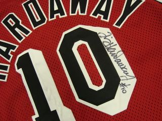1997 98 Tim Hardaway Miami Heat Game Used Signed Jersey