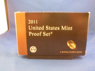 2011 Proof Set 14 Coins National Parks Quarters 14 Set