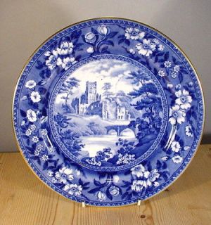 Radford Tower Coronet Bone China Blue & White Plate