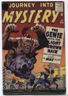Journey Into Mystery 76 Very Good 4 0 Price Variant
