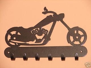 Harley Davidson Motorcycle Key Rack Coat Hook Chopper
