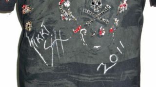 Motley Crue Nikki Sixx Signed Junker Designs T Shirt Wardrobe Nikki