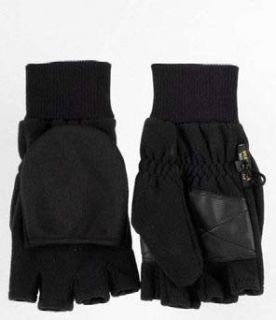  Winter Fleece Glomitts Gloves Mittens Black Windproof 89091